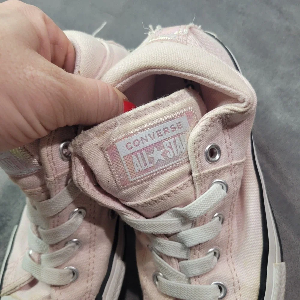 Converse Chuck Taylor All Star Madison Pink Iridescent Sneaker Womens 12 666302F